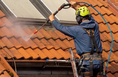 Démoussage et hydrofuge de toiture à Vareilles